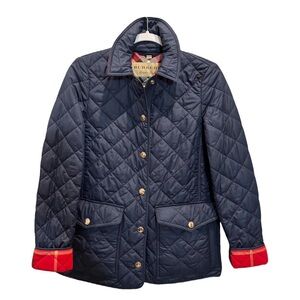 Burberry Westbridge Navy Quilted Jacket-XS